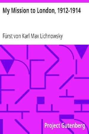 [Gutenberg 39457] • My Mission to London, 1912-1914